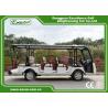 Buy cheap White Electric Sightseeing Cart For 14 Person 4500 * 1500 * 200 MM from wholesalers