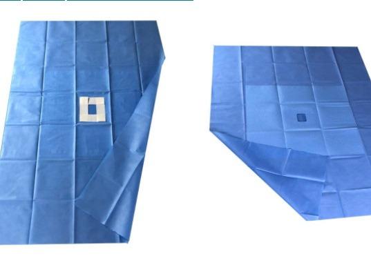 Buy cheap Adhesive Sterile Fenestrated Surgical Drape Broad Spectrum Antimicrobial Properties from wholesalers