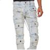 Buy cheap Hot Selling Pants Flared Cotton Men Streetwear Fashion Hip-Hop Loose Straight Cargo Jeans from wholesalers
