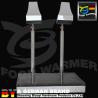 Buy cheap Dual Carving Station Heat Lamp Keep Dishes Warm Rectangle Shaped Base 60℃ Temp from wholesalers