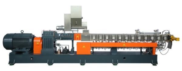 Buy cheap Energy Efficient PVC Conical Twin Screw Extruder Twin Screw Machine Rustproof from wholesalers