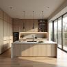 Buy cheap American Style Custom Design Modern Cabinet Original White Oak Wood Veneer Solid Wood Kitchen Cabinets from wholesalers
