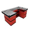 Buy cheap Supermarket Check Out Counter Cold Rolled Steel Material Shop Cash Counter from wholesalers