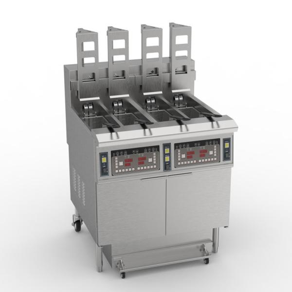 Buy cheap Auto Lift 4 pots 4 baskets Digital Computer Panel Electric open Fryer Commercial Frying Equipment from wholesalers