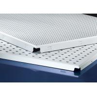 Buy cheap Clip In Aluminum Metal Ceiling 600x600MM , Perforated Aluminum Ceiling Panels product