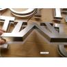 Buy cheap Customized brushed stainless steel letter small acrylic led backlit channel from wholesalers