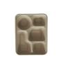 Buy cheap Sugarcane Pulp Lunch Takeaway Bento Box 4 5 Compartment Biodegradable Disposable from wholesalers