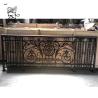 Buy cheap Casting Iron Fence Stair Railing Balcony Handrail Powder Coated Factory Direct from wholesalers