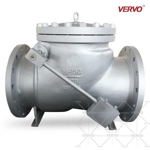 150 LB 16 Inch Swing Check Valve DN400 API6D Carbon Steel Lever Counter Weight