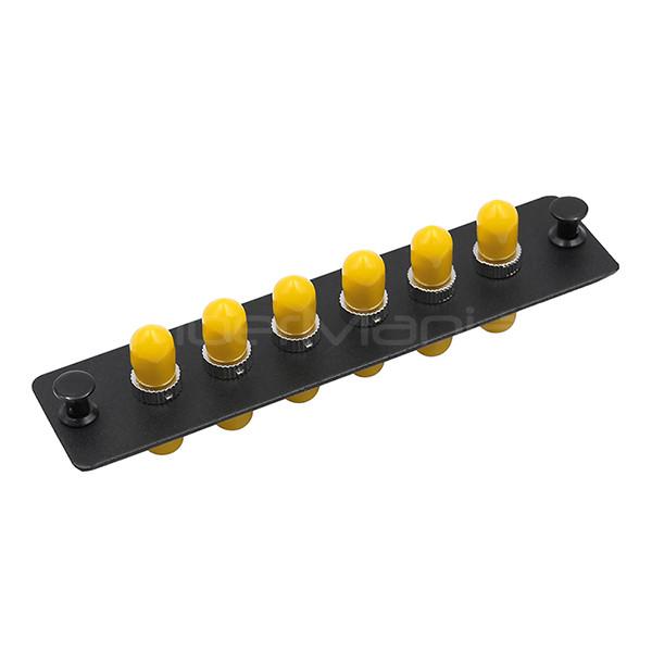 Buy cheap 6 Port Fiber Optic Adapter Panels Loaded W/6 ST Single Mode Or Multimode Adapter from wholesalers