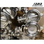 DN100 Hard Seal Stainless Steel Butterfly Valve Wafer Type Low Leakage High