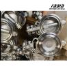Buy cheap DN100 Hard Seal Stainless Steel Butterfly Valve Wafer Type Low Leakage High Effecient from wholesalers