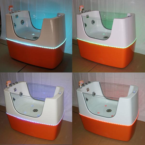 Buy cheap Eco Friendly Acrylic Dog Wash Bathtub Durable With Drainage Hole Hair Filter from wholesalers