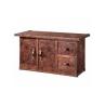 Buy cheap European Wooden Leather Table 240*89*76.5 Vintage Storage Trunk from wholesalers