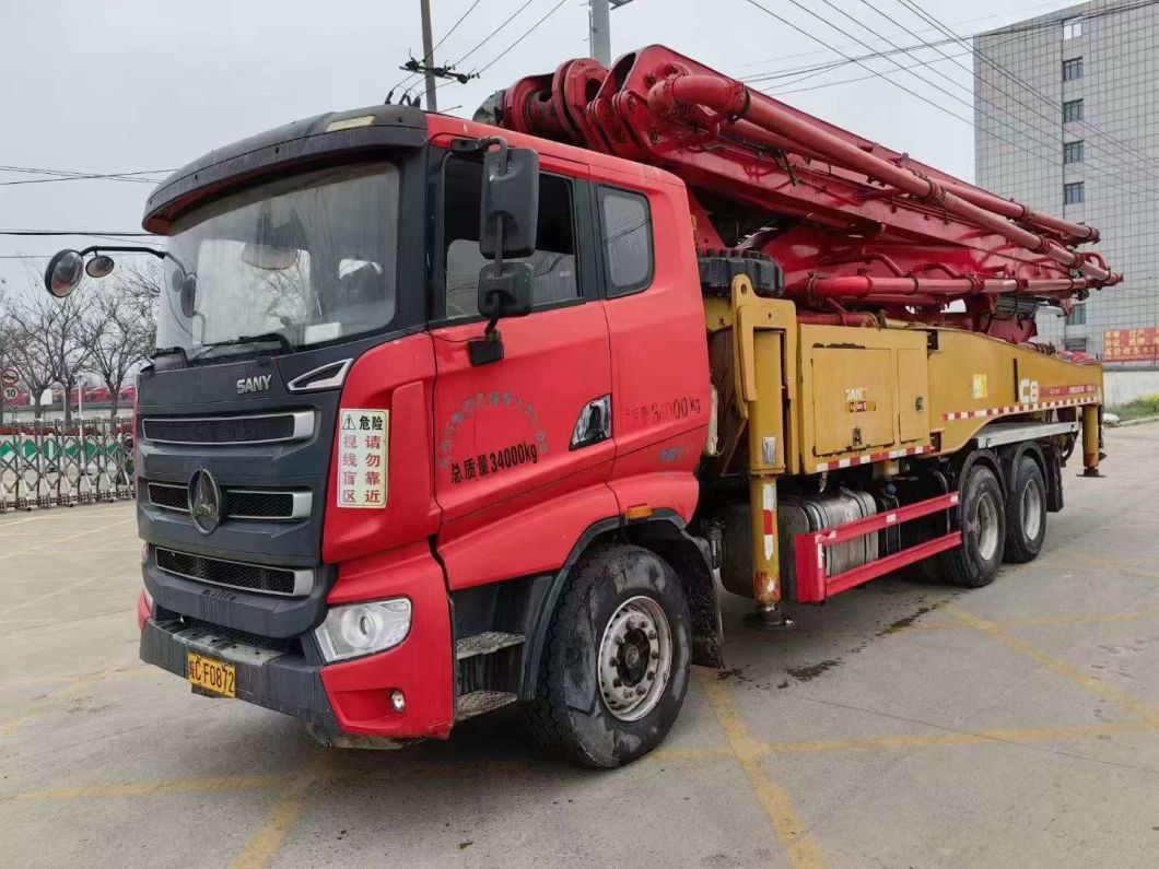 2020 Used Concrete Pump Truck 49m Machine Equipment Concrete Boom Pump Truck Mounted Pump