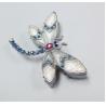 Buy cheap Trinket jewelry box, dargonfly diamond decoration pink pewter jewelry box from wholesalers