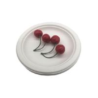 Buy cheap Food Grade Biodegradable Sugarcane Bagasse Plates Round Eco-friendly Food product
