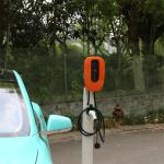 60Hz Wallbox Outdoor Electric Car Charging Point WIFI Current Adjustable