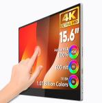 Viewing Angle 85/85/85/85 15.6 Inch 4K Portable Monitor Touchscreen 600