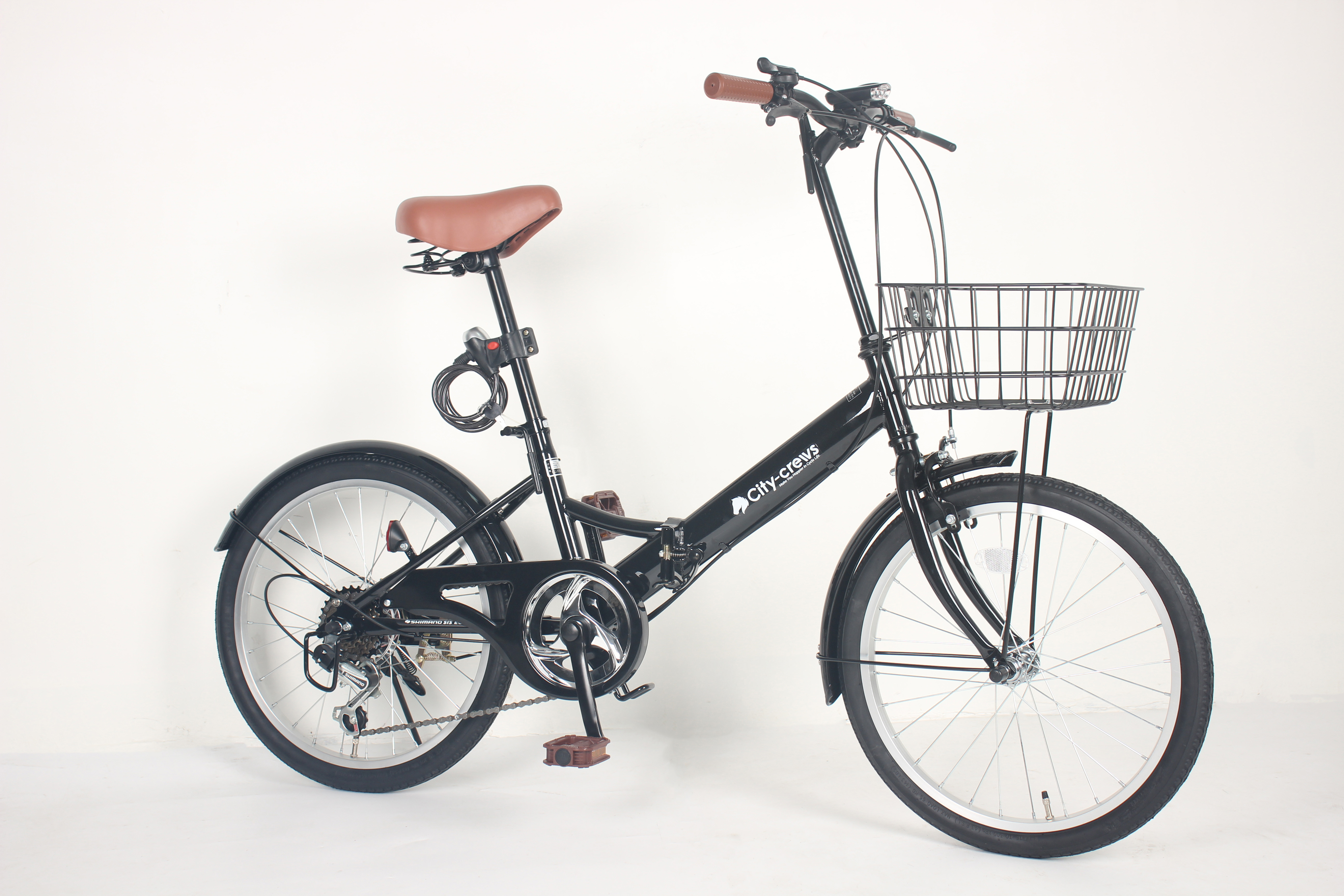 NO Training Wheels 20 Inch Folding Road Bike With Chain Propulsion Mode