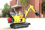 0.8t Elevator-Accessible Crawler Mini Excavator For Construction