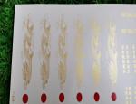 Water Resistant Waterslide Transfer Decorative Decals For Furniture