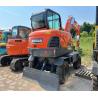 Buy cheap Original Korea Used Mini Excavator Doosan DX60W-9C 6 Ton Small Wheel Excavator from wholesalers