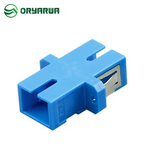 China Welded Flangeless Simplex SC UPC Adapter SM MM Ceramics Sleeve on sale