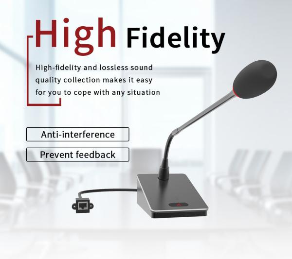 Buy cheap Audio Heart Type USB PnP Conference System Microphone 42cm Mic Rod RJ45 from wholesalers