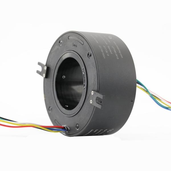 Quality Through Hole Slip Ring Hollow Shaft 80mm Hole Dia Precious Metal Contact Material for sale