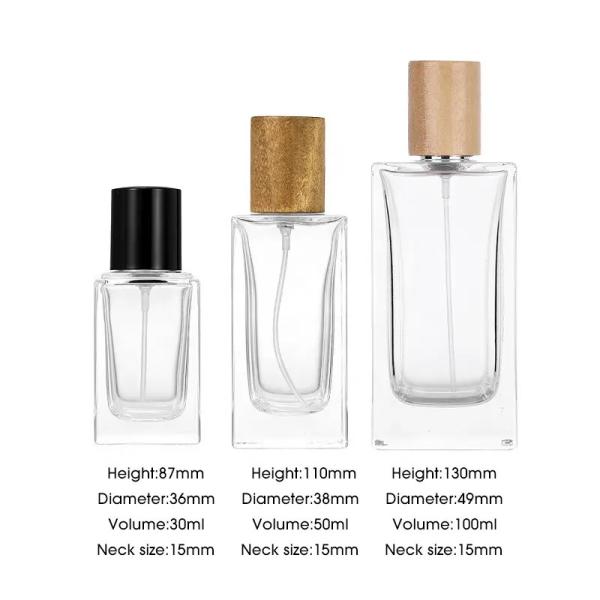 Buy cheap Glass Luxury Perfume Bottle With Screen Printing Hot Stamping Surface from wholesalers