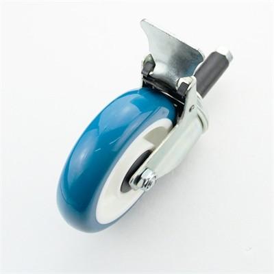 Buy cheap Plunger 24H PU Caster Wheels 5 Inch Heavy Duty Swivel Casters For Shopping Cart from wholesalers
