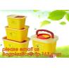 Buy cheap Square sharps container, medical disposal bins, needle container, Disposable Hospital Biohazard Sharp Collector Waste Bi from wholesalers