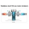 Buy cheap Marine stainless steel 316 seawater filter-stainless steel 316 suction coarse water filter from wholesalers