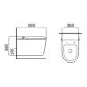 Buy cheap Bathroom Modern Smart Toilet Bidet AC 220V with Water Temperature Control from wholesalers