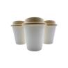 Buy cheap Disposable Sugarcane Cup Lids, White Or Natural, For 8oz 12oz Soft Drink Coffee from wholesalers