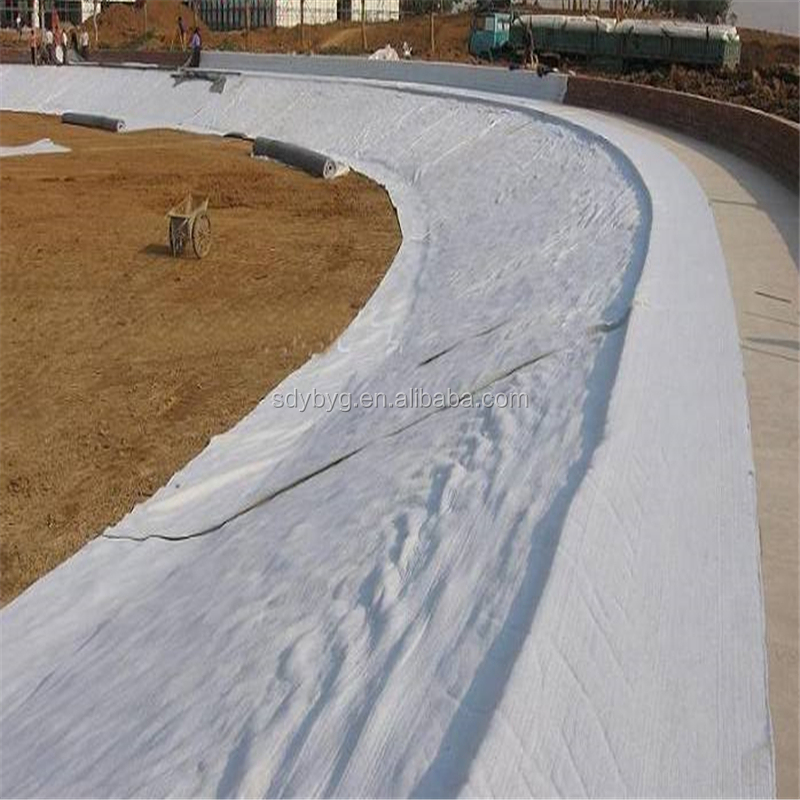 Geotextile Design Style Polyester Long Fiber Needle Punched White Color Non Woven