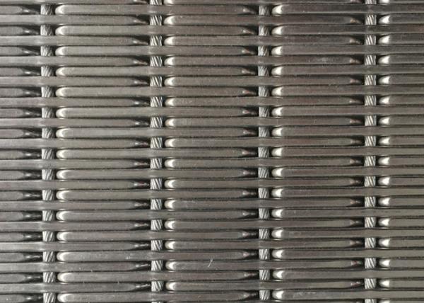 Buy cheap Crimped 9mm 2m Flexible Metal Mesh Fabric OEM Elevator Interior Wall Panels from wholesalers