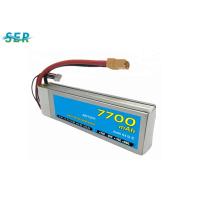 Buy cheap 35C 11.1 Volt 7700mAh LiPo RC Car Battery Packs Drone Quadcopter Application product