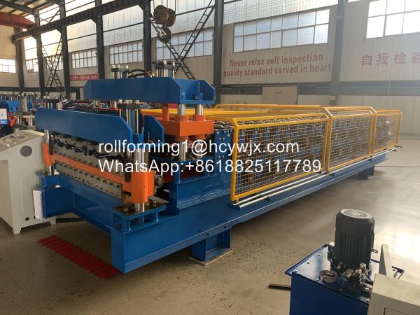 Buy cheap Steel Sheet Roof PLC 0.6mm Panel Roll Forming Machine from wholesalers