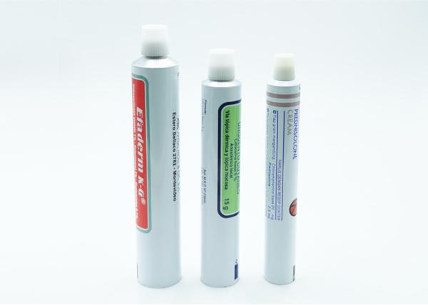 Buy cheap Pharmacy Empty Ointment Tubes , Aluminum Paint Tubes Thread M7 / M9 / M11 from wholesalers