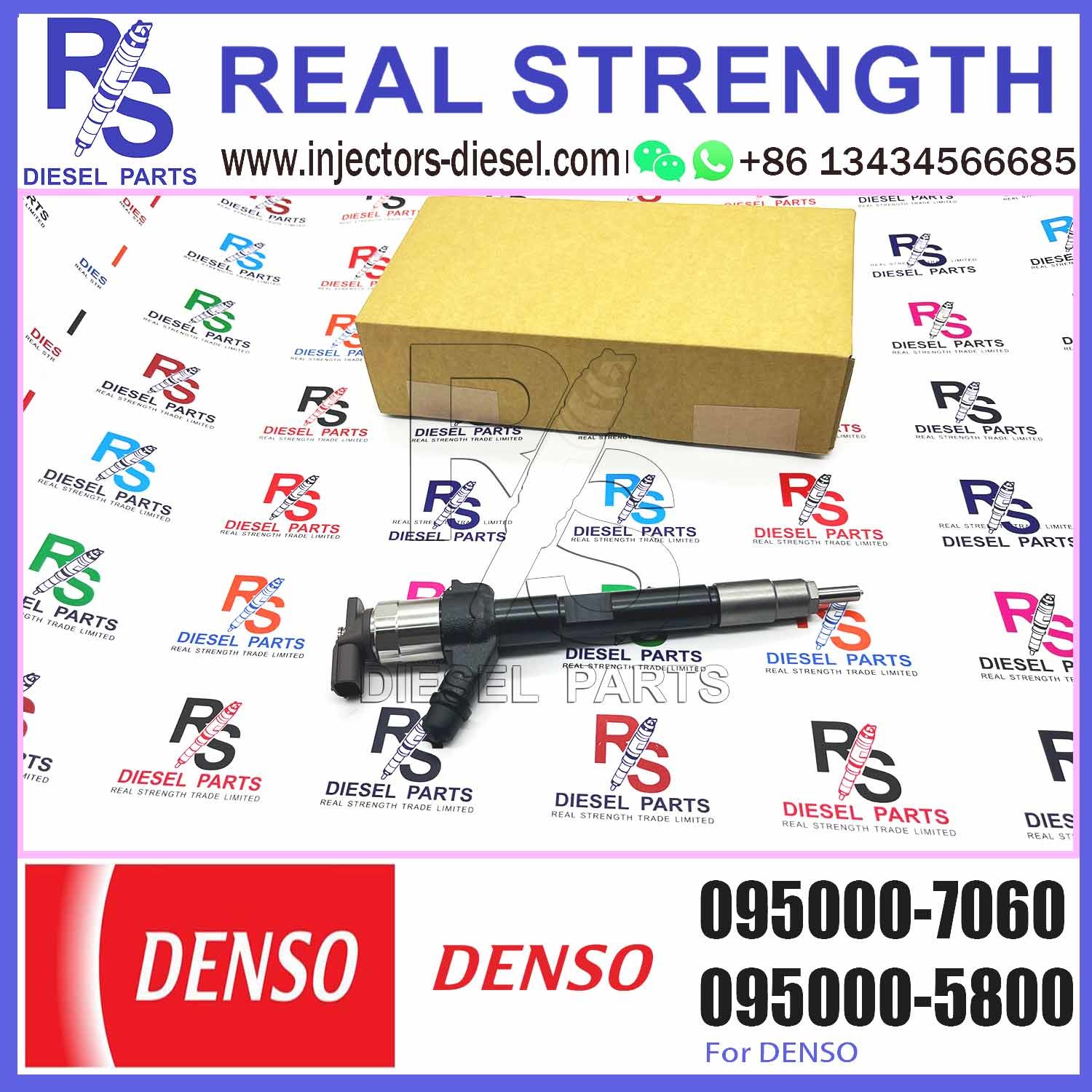 Diesel Injector 095000-7060 6C1Q-9K546-BB For DENSO Ford Transit 2.2 2.4 TDCI Common Rail Injector 095000-7060