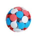 Macarone Tricolor Woven Cat Bell Ball Laser Pointer Cat Toy Round