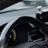 Buy cheap Black Perforated Leather Audi Carbon Fiber Steering Wheel LED Display from wholesalers