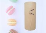 Balsa Small Wooden Craft Boxes , Bark Veneer Macarons Gift Packaging Box
