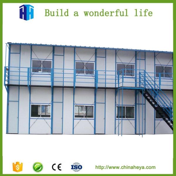 Buy cheap low cost reassembled 2 story steel frame prefab houses for labor from wholesalers