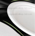 round pizza plate/Restaurant & hotel dinner plates made by bideogradable, Heat