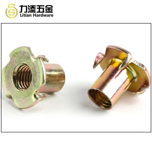 Buy cheap DIN1624 Wood Insert Lock Nut , M8 Tee Nuts For Wood Grade 12.9 from wholesalers