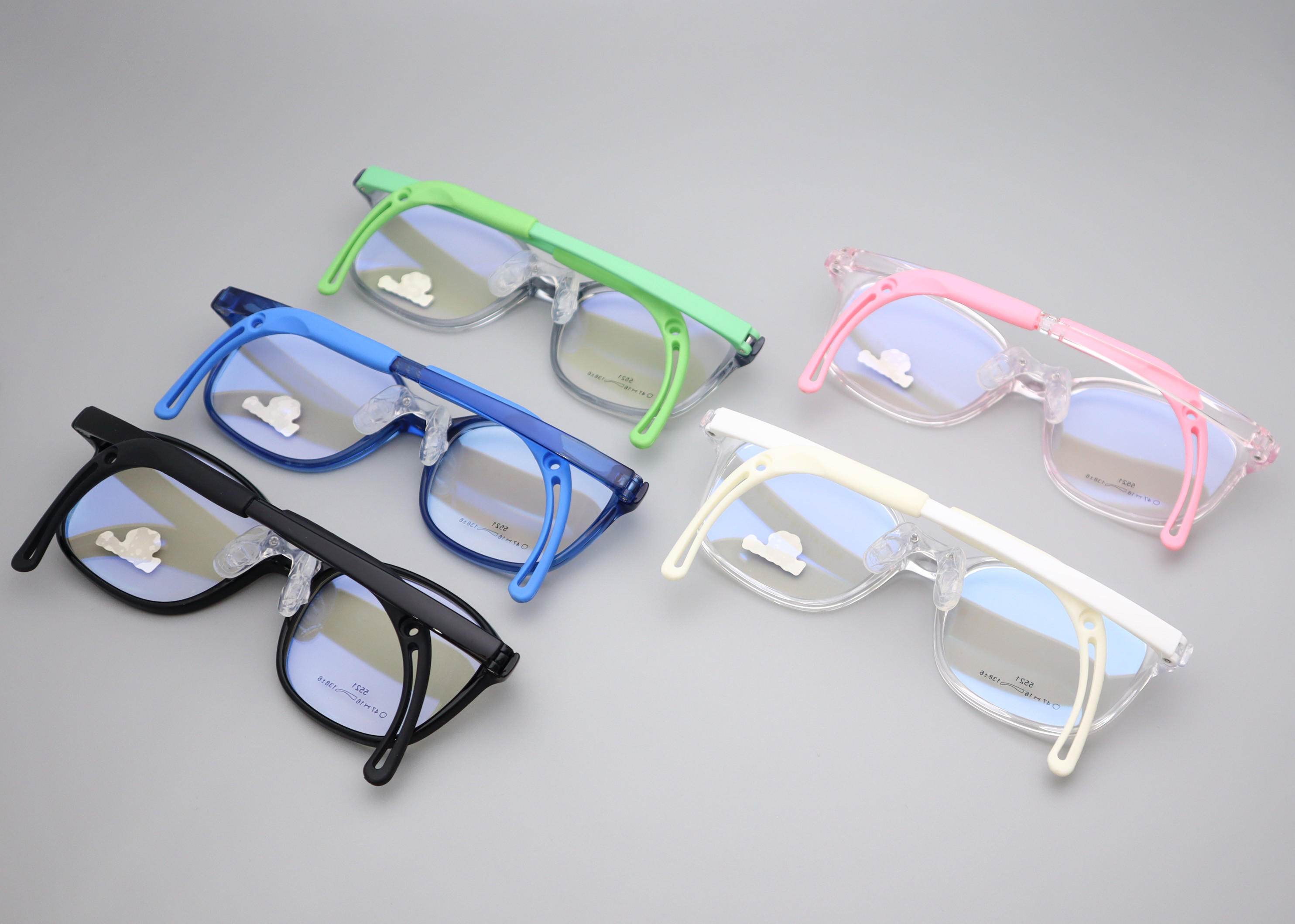 Adjustable Nose Pads Kids TR And Silicone Eyeglasses Glasses LF 5521