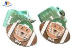 Hockey Shape Metal Award Medals Zinc Alloy Die Casting High Durability